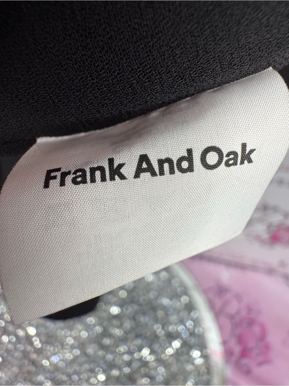 Frank & Oak Black Short-Sleeve Button-Front Tunic - Picture 8 of 9
